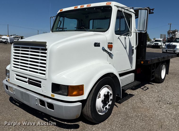1998 International 4700 dump flatbed truck - EG5758