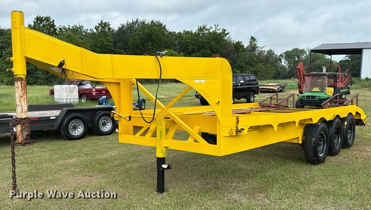 2001 Shop built equipment trailer - EJ3674