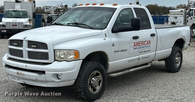 2005 Dodge Ram 3500 Quad Cab pickup truck - EK2934