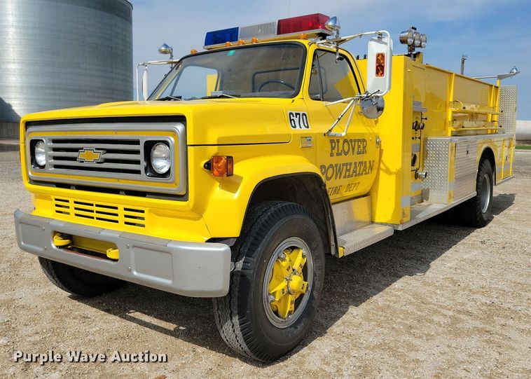 1981 Chevrolet C70 pumper fire truck - NV9786