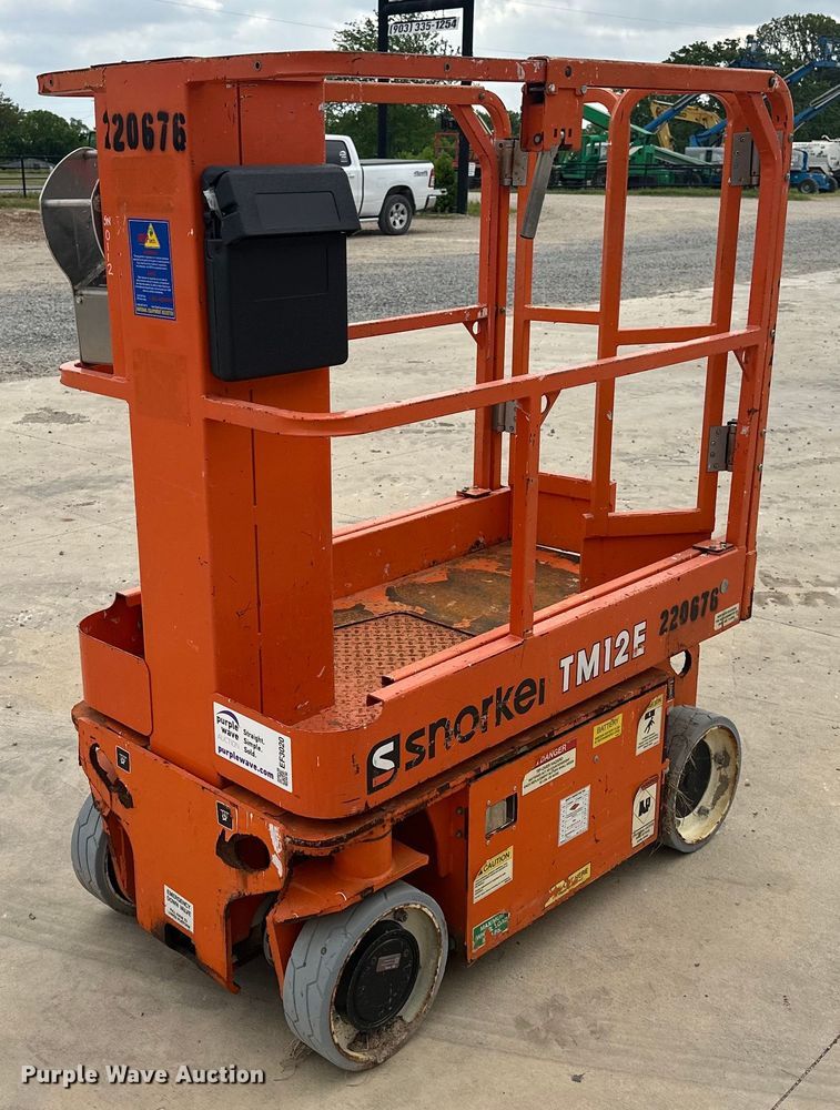 Snorkel TM12 Scissor or Vertical Lift For Sale | Purple Wave Auction