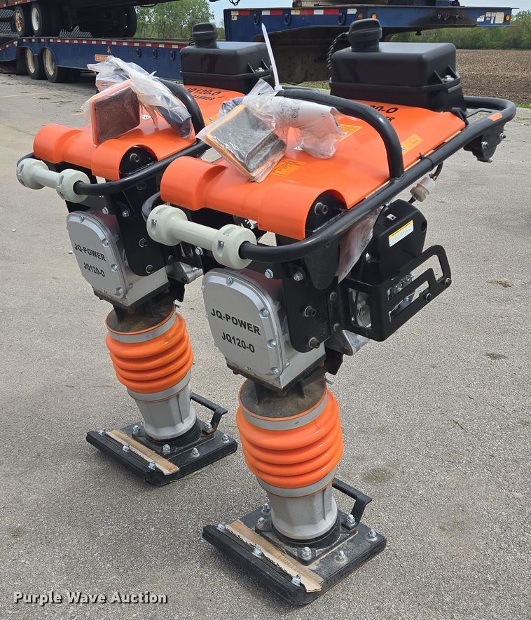 (2) JQ-Power JQ120-0 plate compactor - EH8953