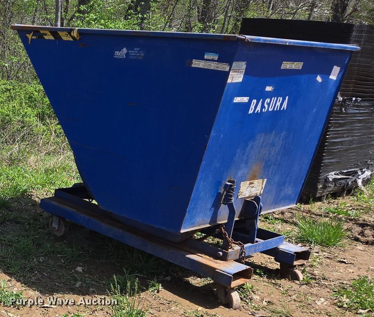 (2) forklift dump hoppers - EJ7505