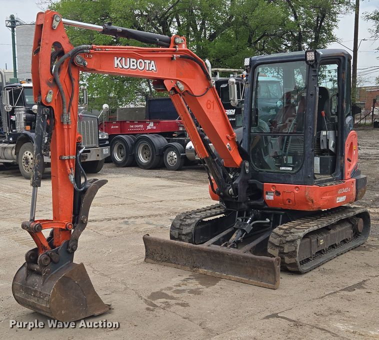 2014 Kubota  KX040–4 mini excavator - EM7171
