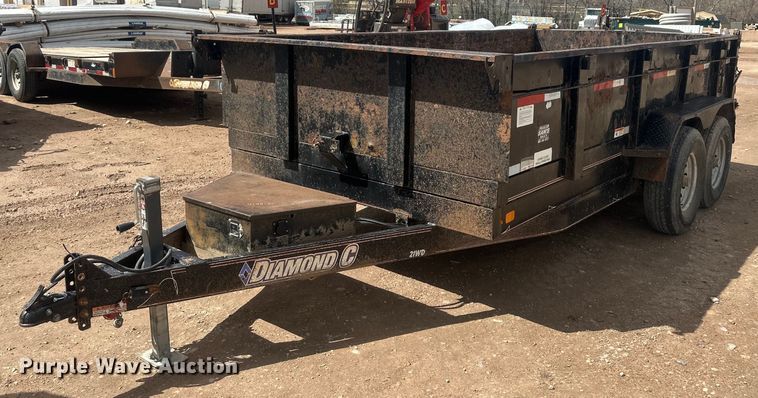 2015 Diamond C dump trailer - ER5206
