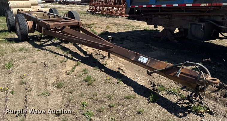 2010 Brady end dump pup trailer chassis - DV2537