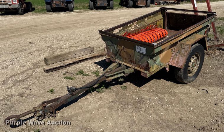 1989 Shop built utility trailer - DV2541