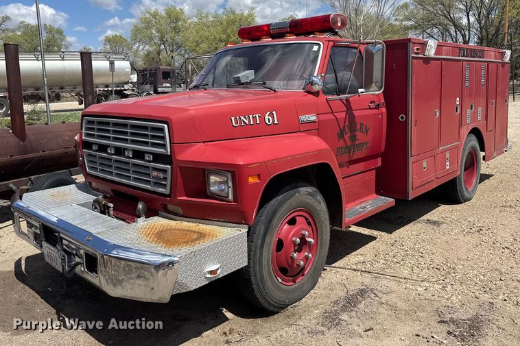 1982 Ford F600 rescue vehicle - EG6420