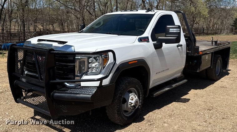 2020 GMC Sierra 3500HD bale bed pickup truck - DY8017