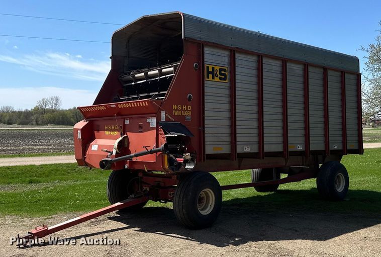 H&S Twin Auger 416 silage wagon - EB2498