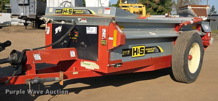 H&S S2117 manure spreader - EC0939