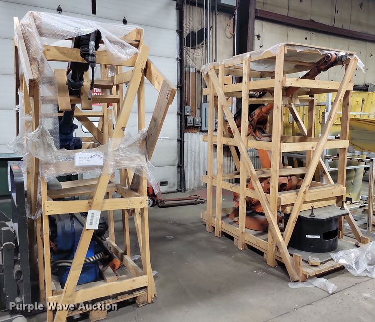 (2) ABB robotic wire welders - NV9839