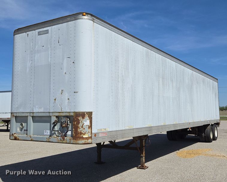 1986 Fruehauf FBX-F2-48 dry van trailer - DP6348