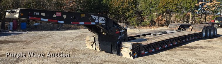 2017 Trail King TK110HDG-533 lowboy equipment trailer - DS3630