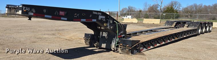 2022 Trail King TK110HDG lowboy equipment trailer - DS3637