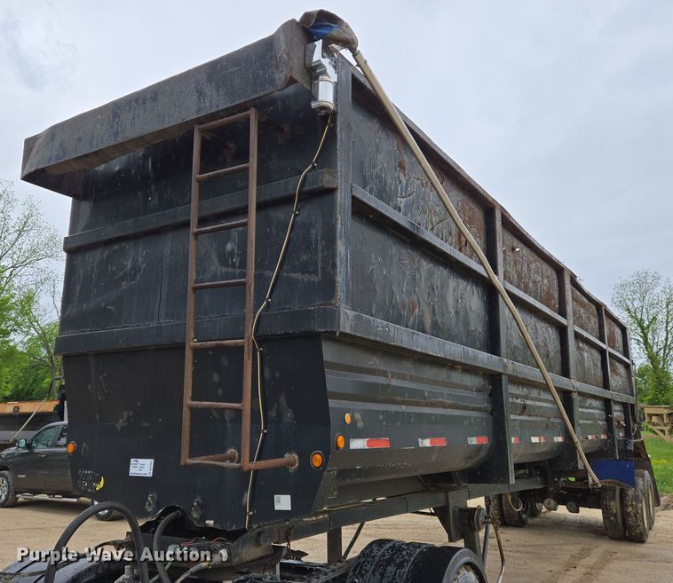 1992 Lufkin ULDII-38 end dump trailer - DW7002