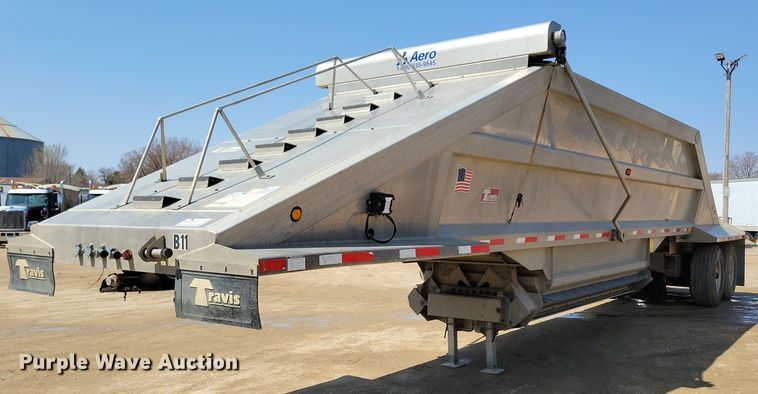 2014 Travis bottom dump trailer - EA2412