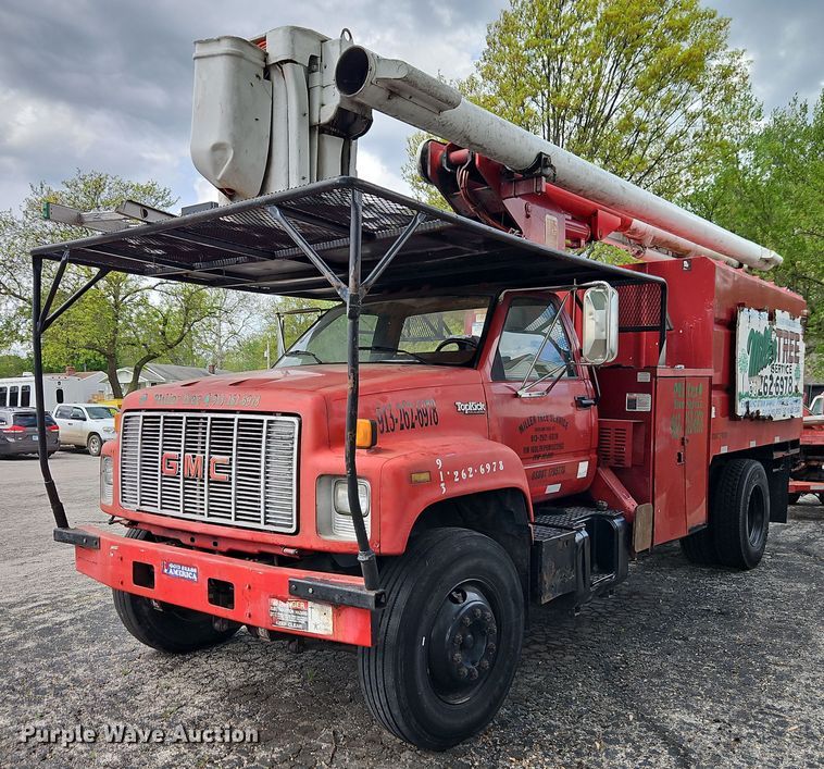 1991 GMC Top Kick forestry bucket truck - EI8983