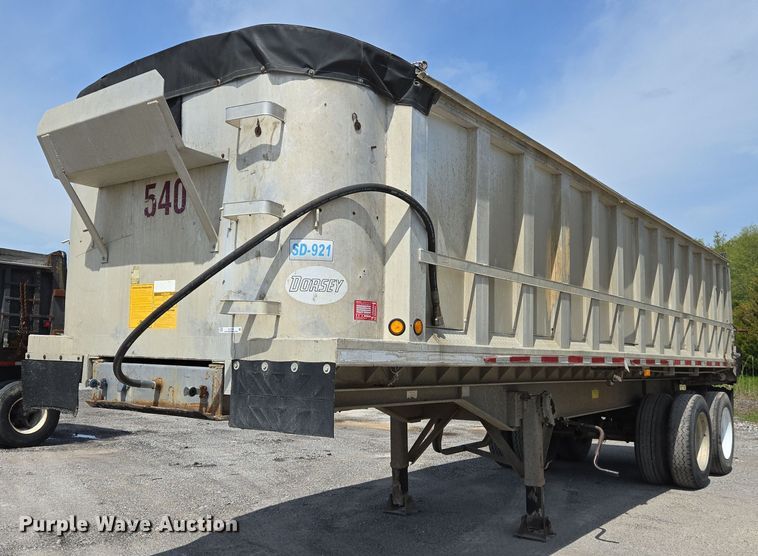 1995 Dorsey 28-DAT end dump trailer - EJ7516