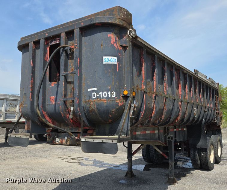 1970 Fruehauf ND1F2-22-7 1/2DB5-24 end dump trailer - EJ7518