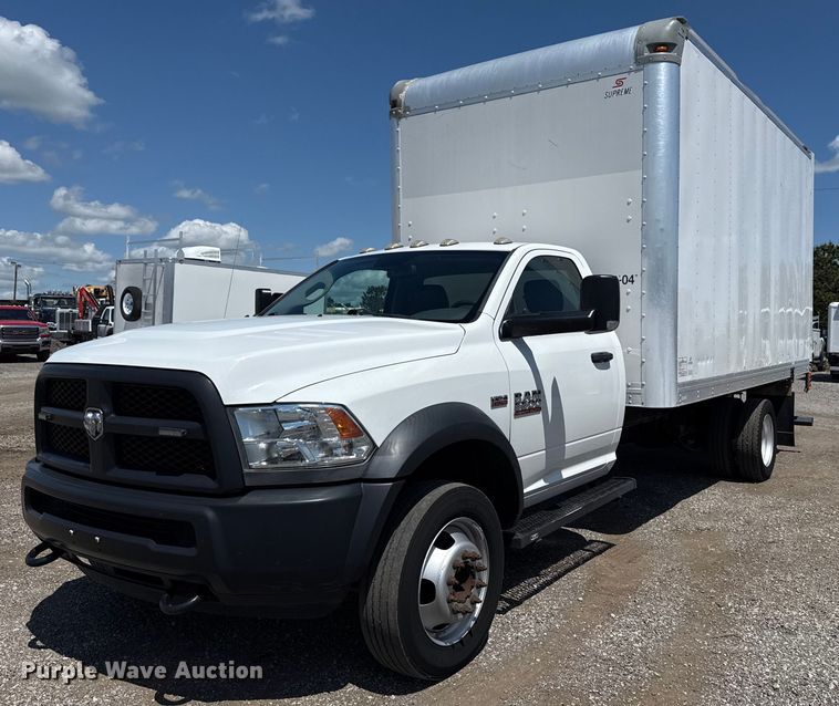 2017 Dodge Ram 5500HD box truck - EG5818