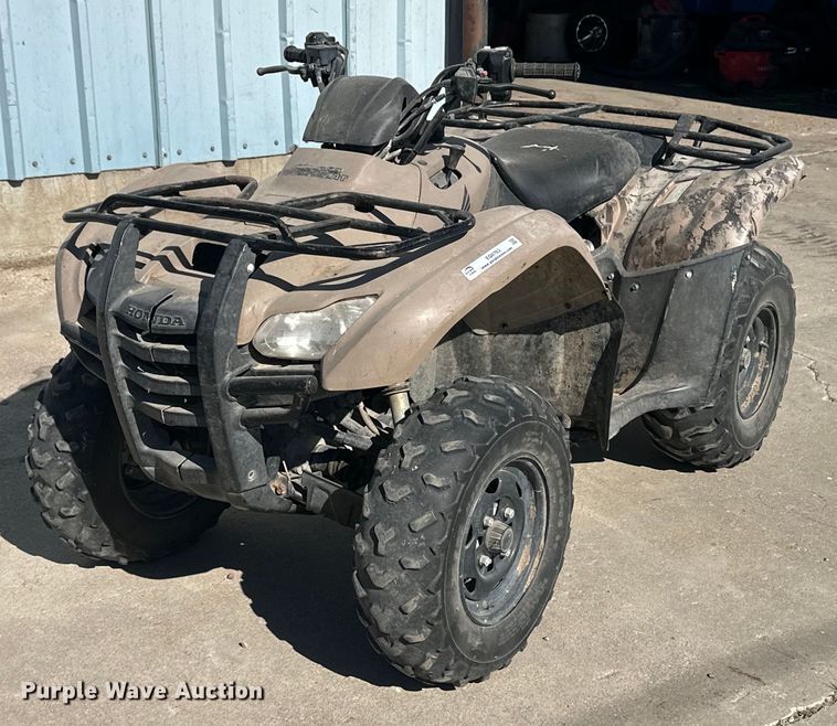 2013 Honda Rancher AT ATV - EQ4763