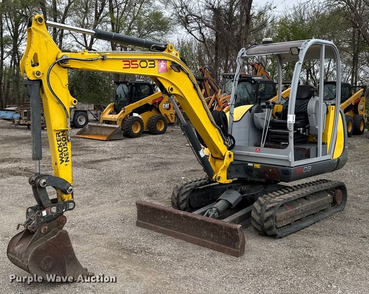 2015 Wacker Neuson 3503RD mini excavator - DV2524
