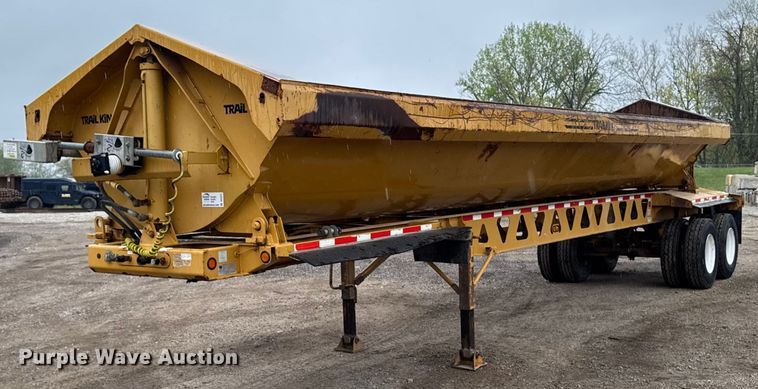 2008 Trail King TK60SSD-392 side dump trailer - DV2572
