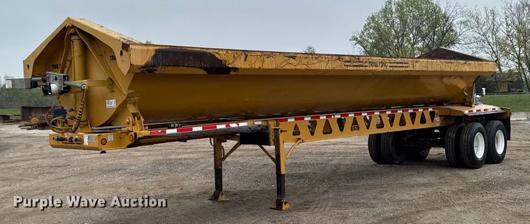 2007 Trail King TK60SSD-392 side dump trailer - DV2573