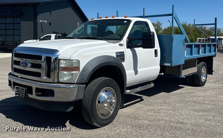 2008 Ford F450 Super Duty XL flatbed truck - EB2515