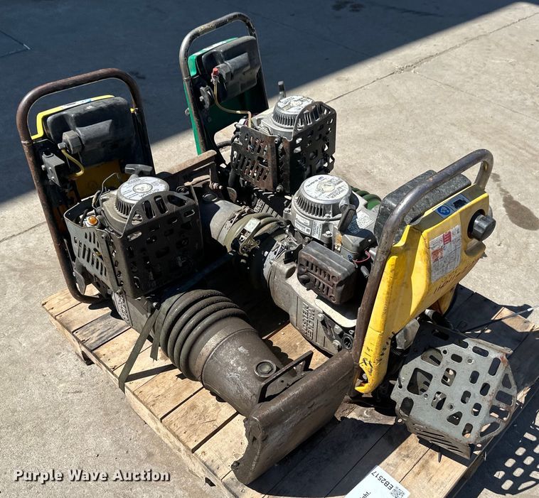 (3) Wacker WM100 plate compactors - EB2517