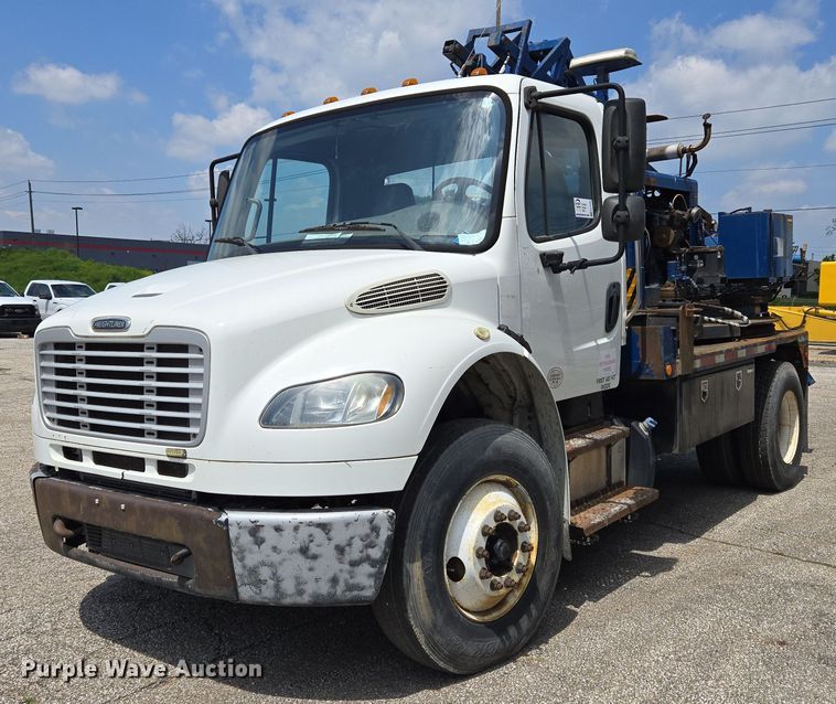 2013 Freightliner M2  combination pressure digger/ post driver truck - EC4230