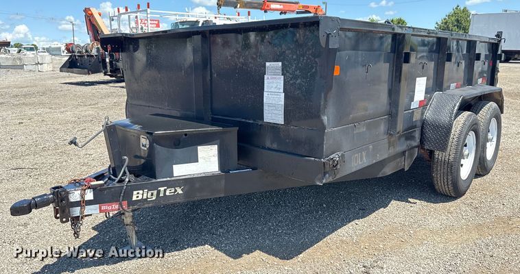 2016 Big Tex 10LX-12BK75IR dump trailer - EG5816