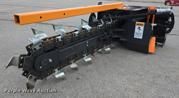 2025 Wolverine TCR-12-48H skid steer trencher - EH8995
