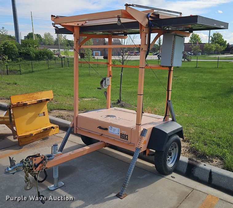 Allmand message board trailer - EB8024