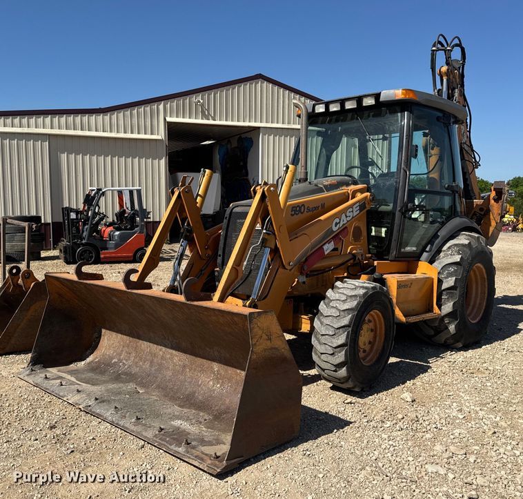 Case 590 Tractor Loader Backhoe For Sale | Purple Wave Auction