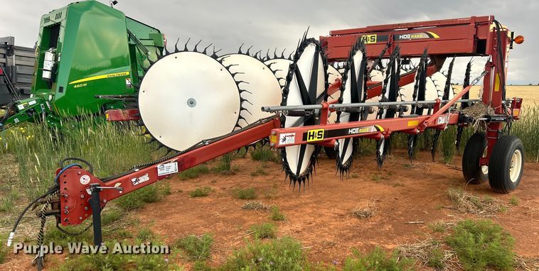 2014 H&S HDII hay rake - EC1384