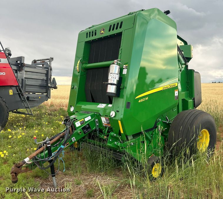 2021 John Deere 460M round baler - EC1385