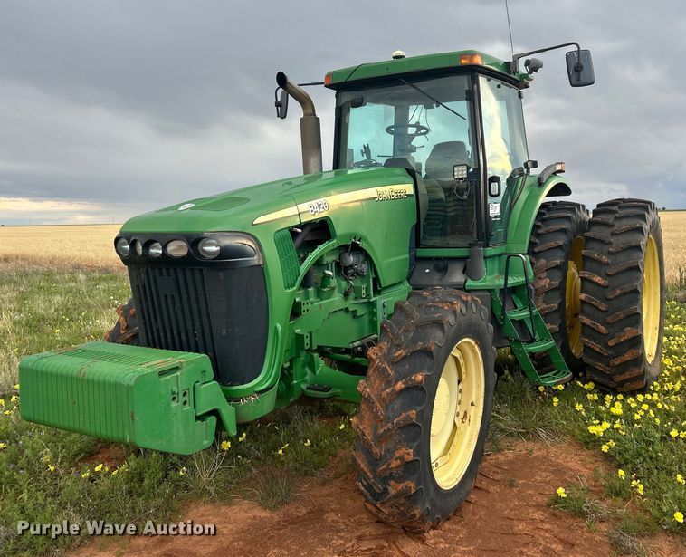 John Deere 8420 MFWD tractor - EC1387