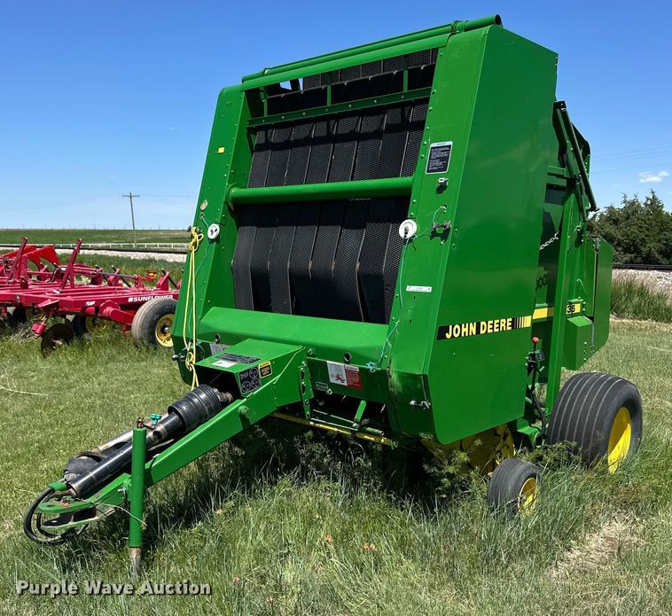 1991 John Deere 535 round baler - EQ4781