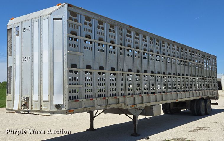 2009 Barrett livestock trailer - EM7266