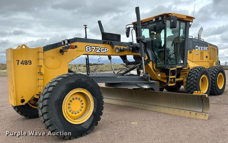 John Deere 872 Motor Grader For Sale | No-Reserve Auction