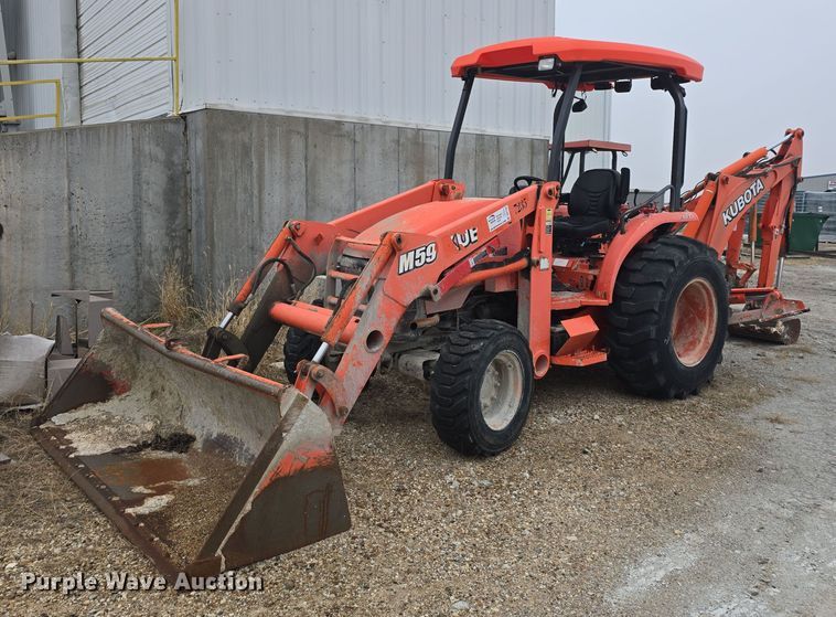 2008 Kubota M59 backhoe - DO7750