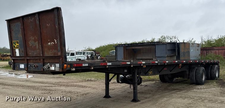 1992 Fruehauf PBA-T2-45 flatbed trailer - DV2690