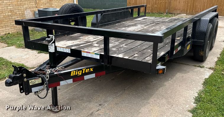 2020 Big Tex 14PI-16BK utility trailer - DY0037