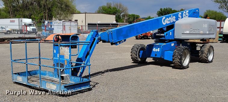 2012 Genie S65 boom lift - DP4933