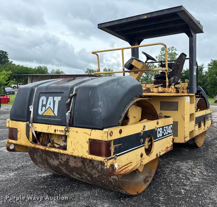 1997 Caterpillar CB 534C double drum vibratory roller - DS3727