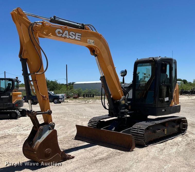2019 Case CX80C mini excavator - EC1398