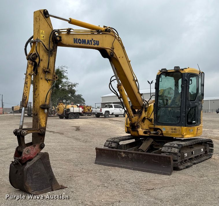 2012 Komatsu PC88MR-8 mini excavator - EJ3743
