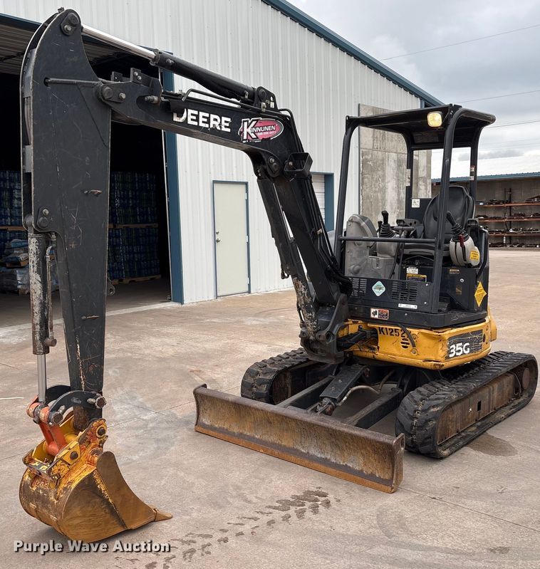 2019 John Deere 35G mini excavator - EM2578